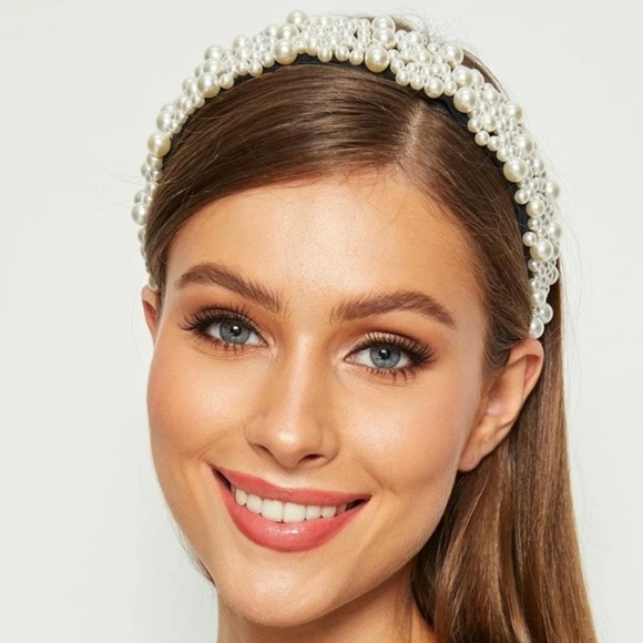 Pearl Decor Jeweled headbands - Picture 5 of 5